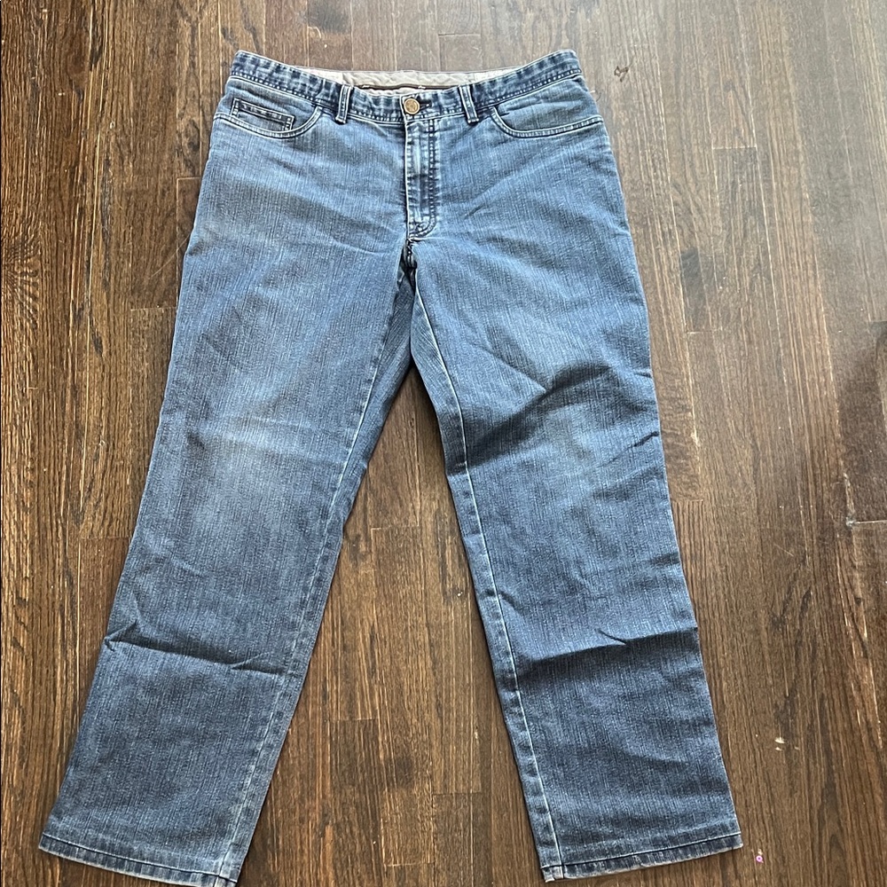 Brioni Men's Straight Blue Jeans